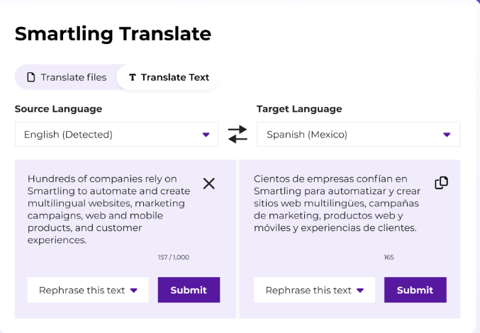 Smartling translation management platform