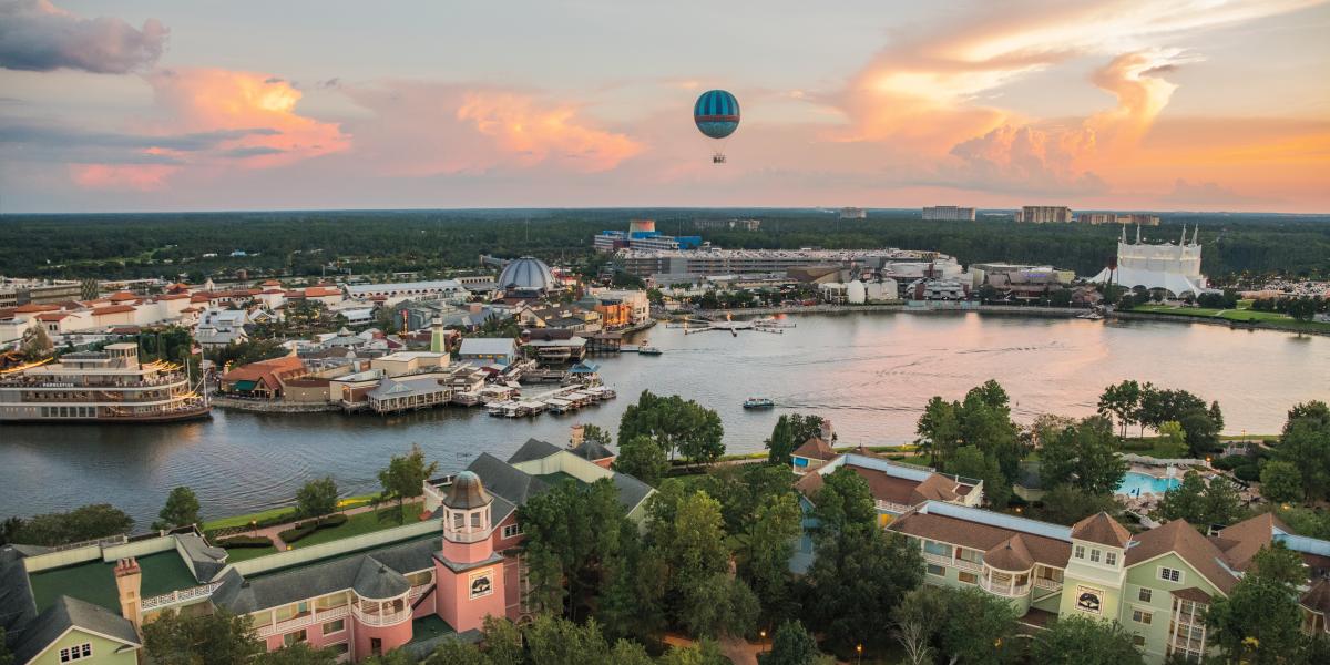 Aerial view of Orlando, Florida